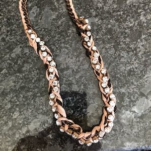 Faux Diamond J Crew Necklace